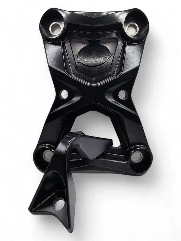 Polaris RZR Pro R Radius Rod Plate - Rear - Elektric Off Road - Billet Anodized - Black - `22-`25